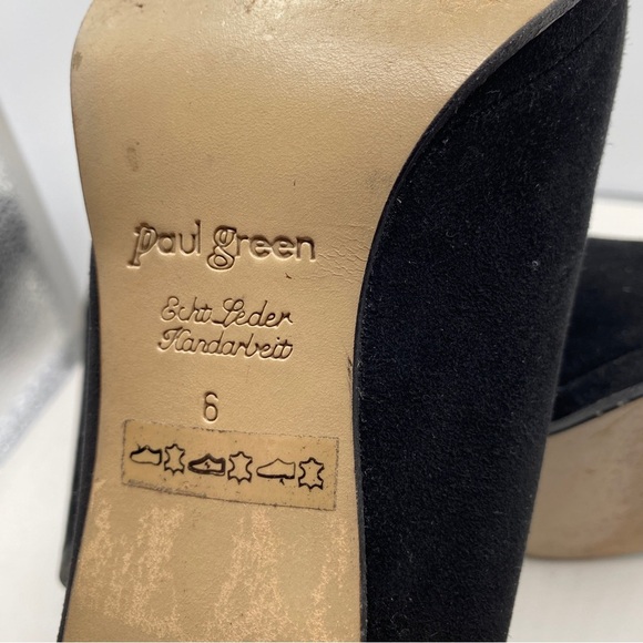 Paul Green Suede Block Heel Pumps - Picture 2 of 6